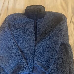 Aerie Blue Sherpa Sweater